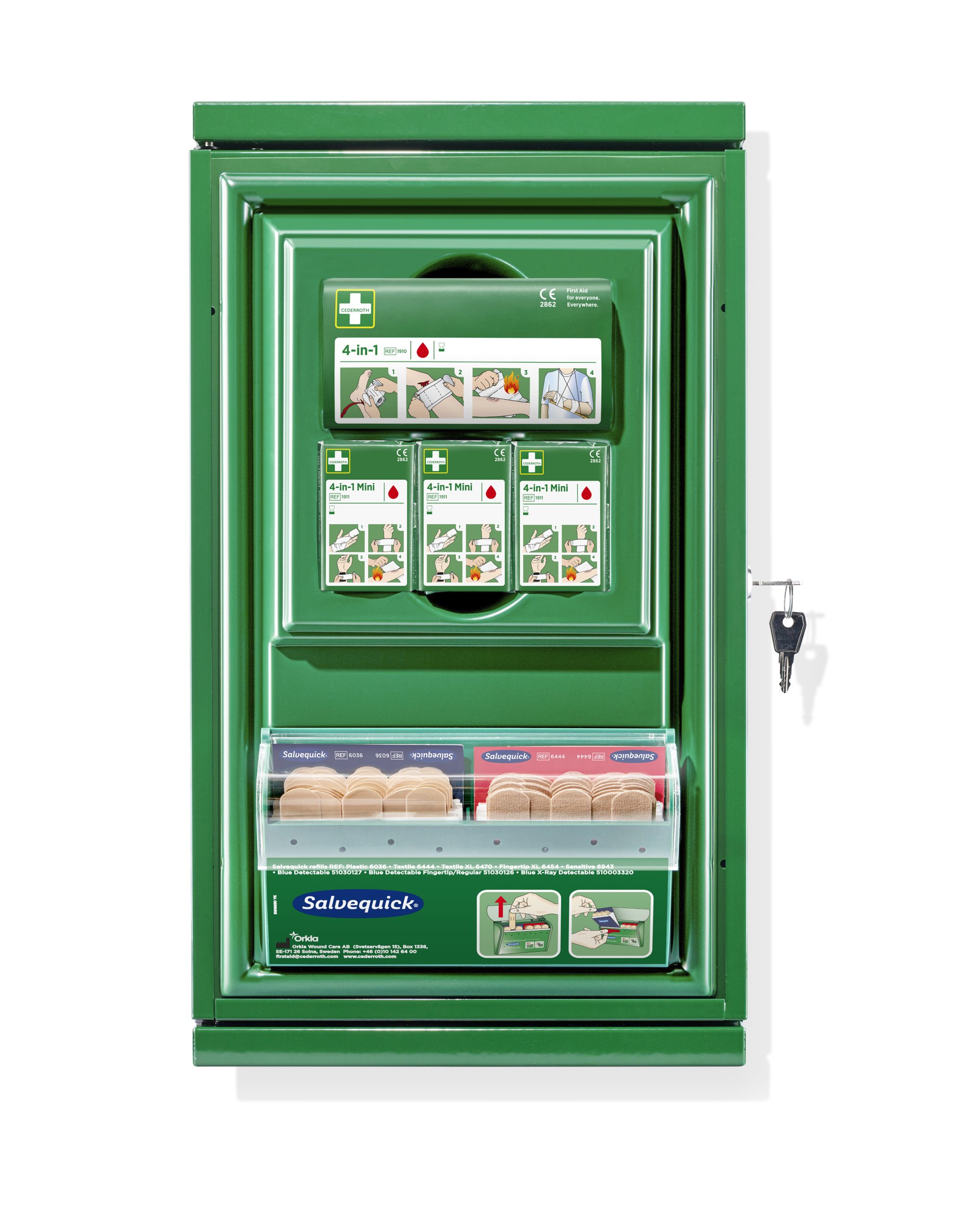 291400 Cederroth Small Cabinet F Första hjälpen tavla liten